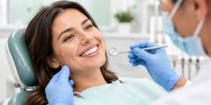 Dental exam illustration